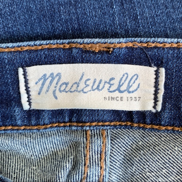 Madewell High Riser Skinny Dark Wash Crop Jeans 28 - Picture 5 of 7